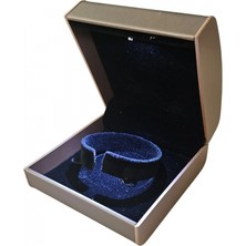 Özer Kutu Işıklı Elegance Kelepçe Kutusu Vizon