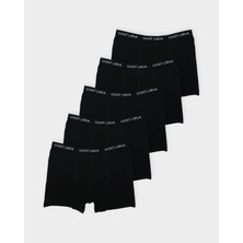 GOST LİRİA -Root Erkek Boxer 5 Li Paket -Siyah