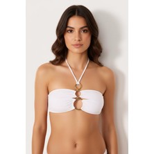 Ayyıldız 63563 Beyaz  Bikini Üstü
