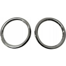 Pleksan 3665 - Sis Far Çerçevesi Nikelaj Takım R-L Clıo Iv