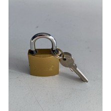 Sgs   Asma  Kilit  32  mm  Sarı  Boyalı ( 3 Adet Anahtarı Mevcut )