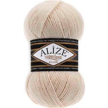 Alize Süperlanaklasik (5 Adet) 310 Bal Köpüğü Rengi El Örgü Ipliği