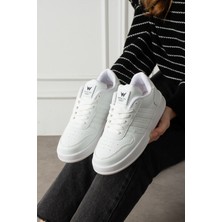 EN7 Beyaz Unisex Sneaker JH177 Bağcıklı Günlük Spor Ayakkabı