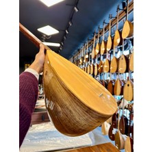 Pena Müzik Kısa Sap Yarı Profesyonel Ceviz Bağlama 40 Tekne Jak Girişli