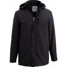 Uki Antrasit Kapişonlu Kışlık Mont