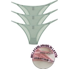 Vanilya Secret Pamuklu Beli Ayarlanır Kadın Külot 3'lü Paket