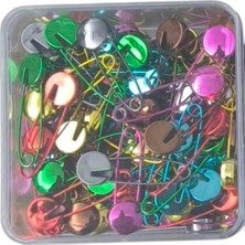 Çarşı Point Çengelli Iğne Kilitli Bebe Renkli Küçük 100 Adet