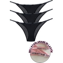 Vanilya Secret Pamuklu Beli Ayarlanır Kadın Külot 3'lü Paket