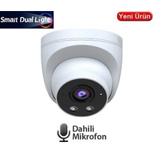 Ezcool EZ-1115IPS 5mp 2.8mm Smart Dual Sesli Poe  Ip Dome Kamera