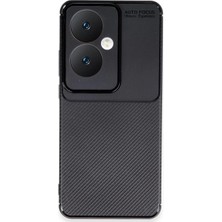 Starseven Reno 11F Kılıf Auto Focus Karbon Kapak - Siyah