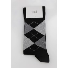 Uki Siyah Tekli Çorap