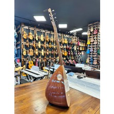 Pena Müzik Kısa Sap Yarı Profesyonel Maun Bağlama 42 Tekne Jak Girişli