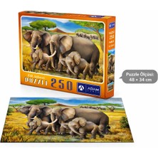 Adam Games Fil Ailesi 250 Parça Yapboz Puzzle