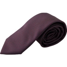 Uki Bordo Desenli Kravat