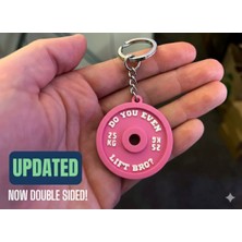 TriVox3D Ağırlık Plakası Anahtarlık (Renk Seçeneği Mevcuttur)