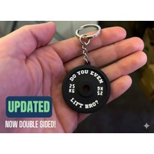 TriVox3D Ağırlık Plakası Anahtarlık (Renk Seçeneği Mevcuttur)