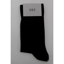 Uki Siyah Tekli Çorap