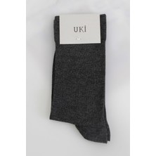 Uki Antrasit Tekli Çorap