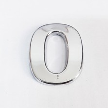 SHC4200 Cemax 0 Rakamı 3,75 cm Krom Yapışkanlı