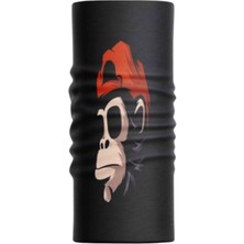 Motobir Baf-Bandana Turuncu Şapkalı Maymun