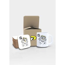 Whom Tasarımlı Baskılı Kupa Bardak Seti, Eğlenceli Özel Hediye Mug