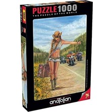 Puzzle - Otostopçu / 1000 Parça Puzzle, #1124