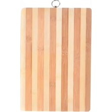 Ahşap Kesme Tahtası, Dekoratif Mutfak Sunum Tahtası (34X24 Cm)