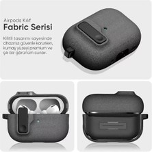4 ile Uyumlu Fabric Serisi Özel Kilitli Tasarım ve Kumaş Yüzeyli Kılıf Darbelere Karşı Koruyucu Kapak (4)