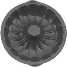 Silikon Kek Kalıbı, Yuvarlak Şekilli, 26 cm (Siyah)