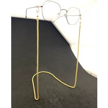 Optic Plus Sade Örgü Zincir Gözlük Zinciri / Ipi Kalın