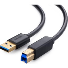 10372 2m USB A USB B Fişi Siyah - USB A USB B 3.0 (3.1 Gen 1), Siyah