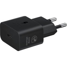Samsung Hızlı Şebeke Şarj Cihazı 25W USB C Kablosuz, Siyah