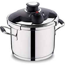 Flora 6 Lt Siyah Düdüklü Tencere