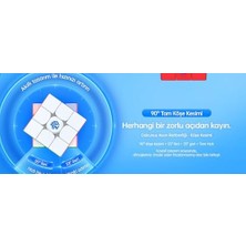 Coverzone Gan 356 R S 2 3x3 Rubik Küp Zeka Küpü (Etiketsiz) Gan 356 R S Yükseltilmiş Sürüm Türkiye Resmi Satıcısı