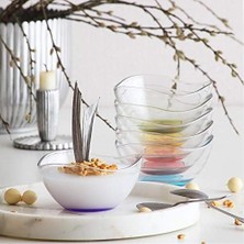 Vira Renkli Tabanlı 6'lı Orta Boy Kase