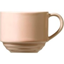 Porselen New Tuvana 12 Parça 6 Kişilik Kahve Takımı, Pembe