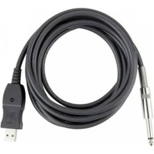 USB To 6.3 mm Çivi Gitar Saz Bağlantı Kablosu USB Amfi Kablo