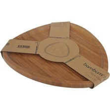 Bambum Macchiato - Üçgen Tepsi Küçük