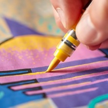 Akrilik Markör, Fırça Uç, Sarı