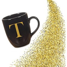 HKST101 T Harfli Kupa Bardak, Siyah