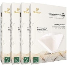 4 x 80 Adet Filtre Kahve Kağıdı