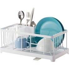 2875 Tower Bulaşıklık, Beyaz, Çelik/abs Reçine, Minimalist, 42 x 23 x 17 cm