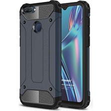 Oppo A12 Kılıf Rugged Armor Lacivert