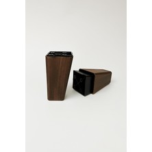 Atlas, Plastik Köşeli Konik Mobilya ve Koltuk Ayağı Ceviz 12CM (4 Adet)