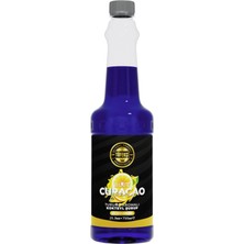 Turunç (Blue Curacao) Aromalı Şurup 750 ml – Kokteyl, Kahve, Pasta ve Tatlı Için, Doğal Aroma, Gerçek Pancar Şekeri