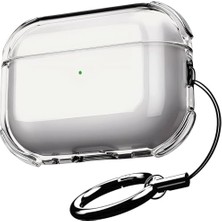 4. Nesil Için Ultra Şeffaf Silikon Kılıf Darbe Emici Köşeler ile Mükemmel Koruma ve Yüksek Kaliteli Taşıma Karabinalı (Gri Şeffaf, 4)