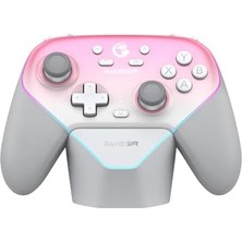Super Gaming Controller For Pc/switch/ios/, Hall Effect Stick & Trigger, Rubberized Grips, Rgb Lighting, Swappable Abxy, Detachable Faceplate, 1000MAH With Charging