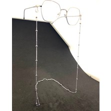 Optic Plus Düz Dorica Toplu Gözlük Zinciri / Ipi Gümüş