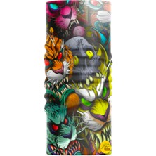 Motobir Baf-Bandana Sinirli Kaplanlar