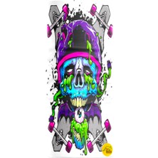 Motobir Baf-Bandana Grafiti Ağlayan Kuru Kafa